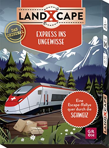 LandXcape - Express ins Ungewisse: Eine Escape-Rallye quer durch die Schweiz | Mehrfach spielbares Escape Game für Kinder ab 12 & Erwachsene (Regionale Exit-Spiele-Krimis)