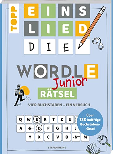 WORDLE Rätsel Junior: Vier Buchstaben - Ein Versuch! Der Rätseltrend - jetzt auch für Kids WORDLE Rätsel Junior: Vier Buchstaben - Ein Versuch! Der Rätseltrend - jetzt auch für Kids