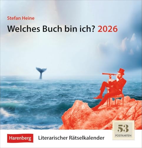 Welches Buch bin ich? Premium-Postkartenkalender 2026 - Literarischer Rätselkalender: Jede Woche bekannte Romane und ihre Autoren erraten. Literaturkalender im Collagen-Look Welches Buch bin ich? Premium-Postkartenkalender 2026 - Literarischer Rätselkalender: Jede Woche bekannte Romane und ihre Autoren erraten. Literaturkalender im Collagen-Look von Harenberg