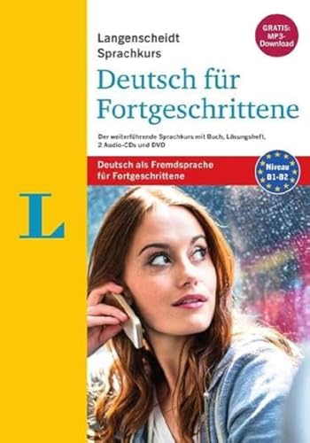 Langenscheidt Sprachkurs Deutsch für Fortgeschrittene - Deutsch als Fremdsprache: Der weiterführende Sprachkurs mit Buch, Lösungsheft, 2 Audio-CDs und DVD von Langenscheidt bei PONS