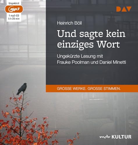 Und sagte kein einziges Wort: Ungekürzte Lesung mit Daniel Minetti und Frauke Poolman (1 mp3-CD) von Der Audio Verlag, Dav