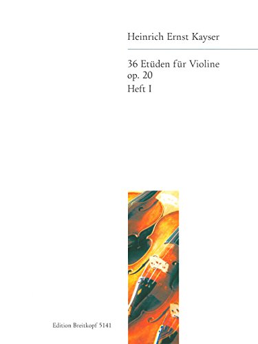 36 Etüden op. 20 für Violine Heft 1 (EB 5141)