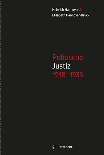 Politische Justiz 1918–1933 von Metropol Verlag