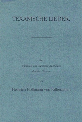 Texanische Lieder von Laugwitz, U