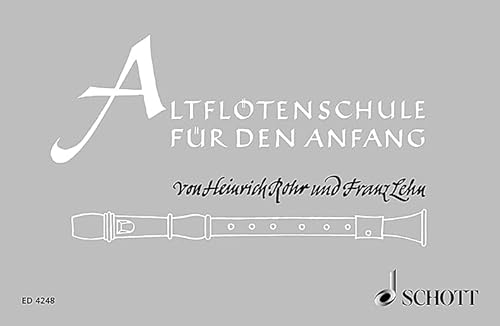 Altflötenschule für den Anfang: Alt-Blockflöte.