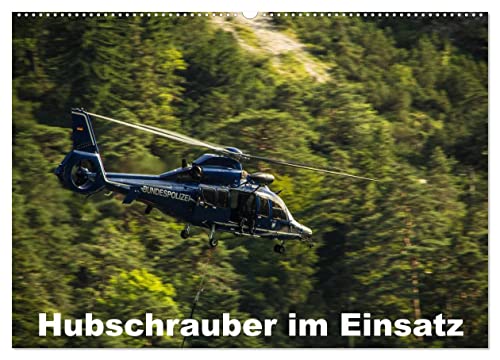 Hubschrauber im Einsatz (Wandkalender 2025 DIN A2 quer), CALVENDO Monatskalender von CALVENDO