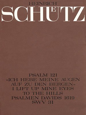 Schütz: Ich hebe meine Augen auf zu den Bergen (SWV 31 (op. 2 no. 10)). Partitur