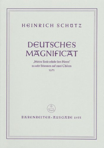 Deutsches Magnificat aus "Schwanengesang" SWV 494. Gemischter Chor (SATB) (2)