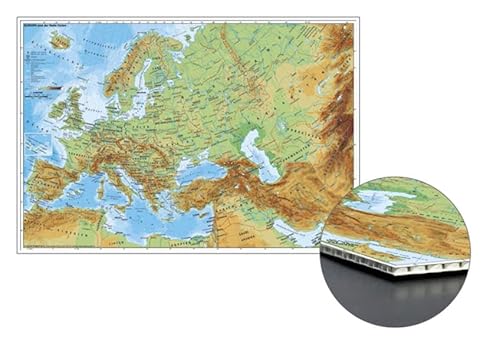 Europa und der Nahe Osten physisch zum Pinnen auf Wabenplatte: Inkl. zwei Wandhalterungen NEUE AUFLAGE Europa und der Nahe Osten physisch zum Pinnen auf Wabenplatte: Inkl. zwei Wandhalterungen NEUE AUFLAGE