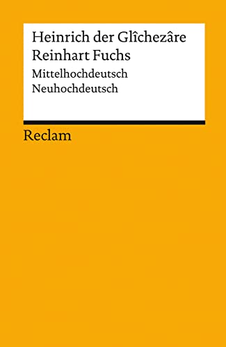 Reinhart Fuchs: Mittelhochdeutsch/Neuhochdeutsch (Reclams Universal-Bibliothek) von Reclam Philipp Jun.