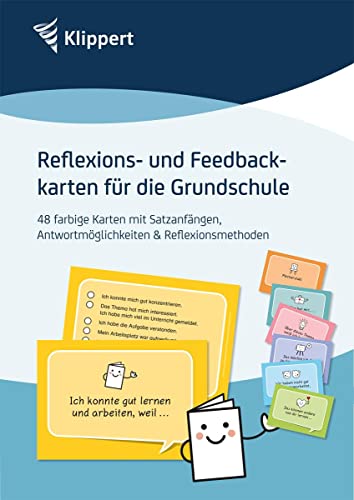 Reflexions- und Feedbackkarten für die Grundschule: 48 farbige Karten mit Impulsen zur Reflexion von Verhalten und Unterricht in den Klassen 1 bis 4 von Auer Verlag i.d.AAP LW