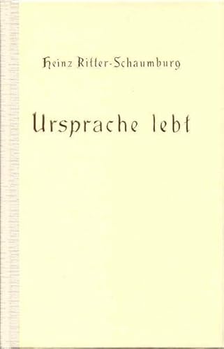 Ursprache lebt!