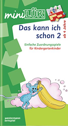 miniLÜK: Das kann ich schon 2: Einfache Zuordnungsspiele für Kindergartenkinder: Knobelkiste / Knobelkiste 2 (Alles klar!: Knobelkiste)