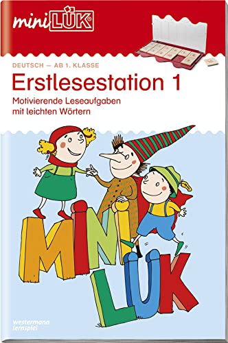 miniLÜK: 1./2. Klasse - Deutsch Erstlesestation 1: Motivierende Leseaufgaben mit leichten Wörtern ab Klasse 1 (miniLÜK-Übungshefte: Deutsch) miniLÜK: 1./2. Klasse - Deutsch Erstlesestation 1: Motivierende Leseaufgaben mit leichten Wörtern ab Klasse 1 (miniLÜK-Übungshefte: Deutsch)