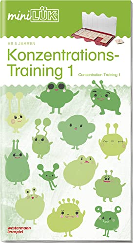 miniLÜK: Kindergarten/Vorschule Konzentrationstraining 1 (miniLÜK-Übungshefte: Vorschule) von Georg Westermann Verlag