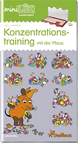 miniLÜK: Vorschule Konzentrationstraining mit der Maus (miniLÜK-Übungshefte: Vorschule) von Georg Westermann Verlag