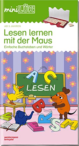 miniLÜK: Lesen lernen mit der Maus: Einfache Buchstaben und Wörter für Vorschulkinder: Vorschule/1. Klasse - Deutsch: Einfache Buchstaben und Wörter für Vorschulkinder (miniLÜK-Übungshefte: Vorschule)