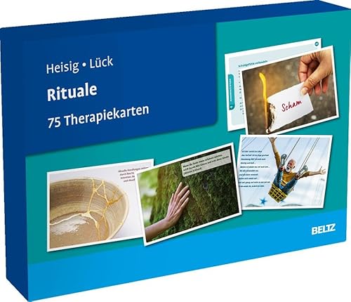 Rituale: 75 Therapiekarten. Mit 32-seitigem Booklet in hochwertiger Klappkassette, Kartenformat 16,5 x 24 cm (Beltz Therapiekarten)