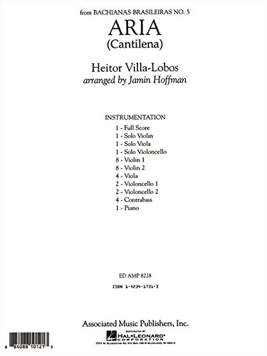 Aria (Cantilena from Bachianas Brasileiras No. 5) von Schirmer