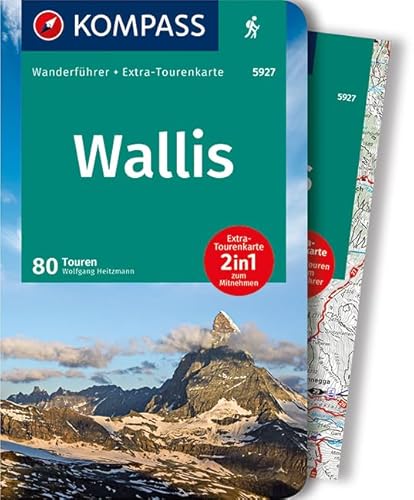 KOMPASS Wanderführer Wallis, Oberwallis: Wanderführer mit Extra-Tourenkarte, 80 Touren, GPX-Daten zum Download. KOMPASS Wanderführer Wallis, Oberwallis: Wanderführer mit Extra-Tourenkarte, 80 Touren, GPX-Daten zum Download.
