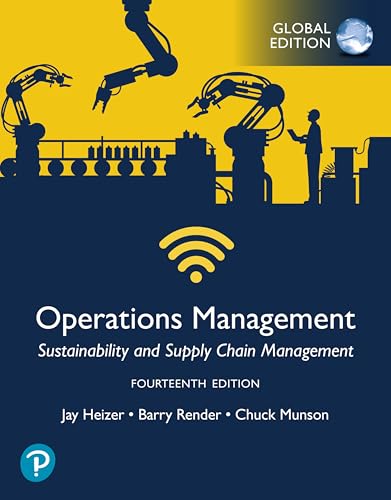 Operations Management: Sustainability and Supply Chain Management, Global Edition von Pearson