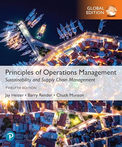 Principles of Operations Management: Sustainability and Supply Chain Management, Global Edition von Pearson Education Limited