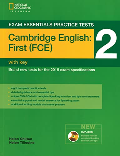 Exam Essentials Practice Tests - 2nd edition - Cambridge English: First (FCE): Practice Tests 2 - Practice Tests with Key and DVD-ROM von Heinle & Heinle Publishers
