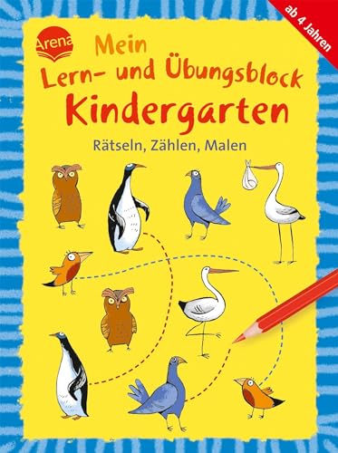 Mein Lern- und Übungsblock Kindergarten. Rätseln, Zählen, Malen