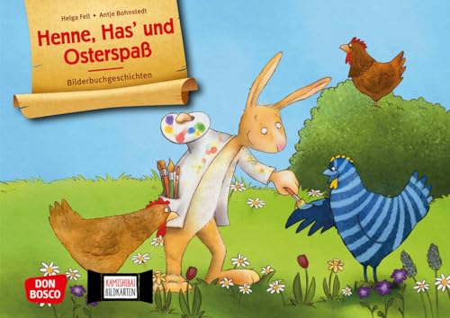 Henne, Has' und Osterspaß. Kamishibai Bildkartenset. Bilderbuchgeschichten für unser Erzähltheater. Frühling und Ostern mit dem Kamishibai in Krippe, ... entdecken. Ein Baustein zur Sprachförderung