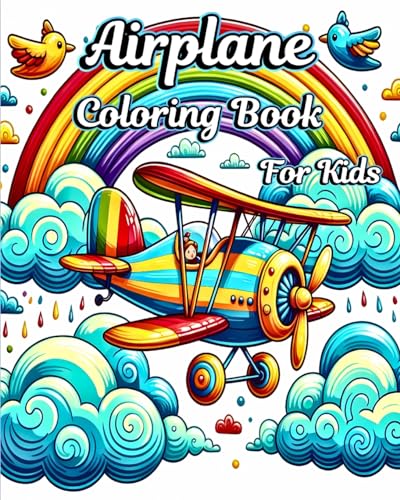 Airplane Coloring Book for Kids: Beautiful Illustrations for Coloring Including Planes, Helicopters von Blurb