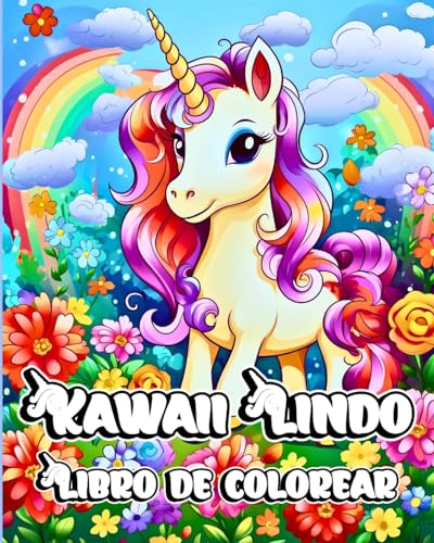 Libro de Colorear de Kawaii Lindo: Diseños adorables de unicornios para niños von Blurb