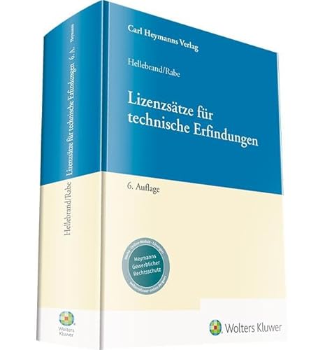Lizenzsätze für technische Erfindungen von Heymanns Verlag GmbH