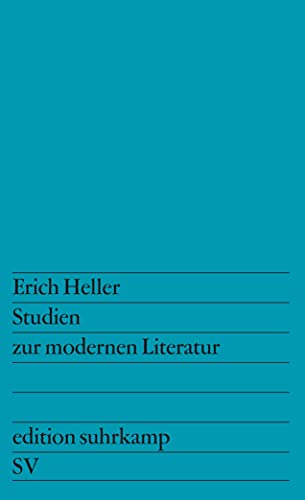 Studien zur modernen Literatur (edition suhrkamp)