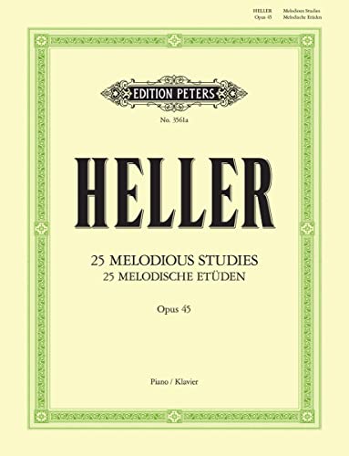 Heller 25 Melodious Studies Piano / Klavier