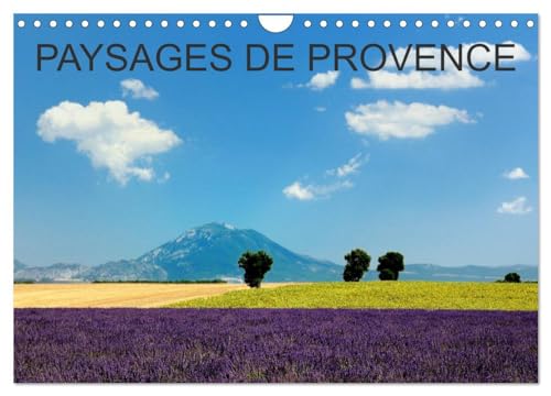 Paysages de Provence (Calendrier mural 2025 DIN A4 vertical), CALVENDO calendrier mensuel: Voyagez mois par mois à travers la plus populaire région de France.