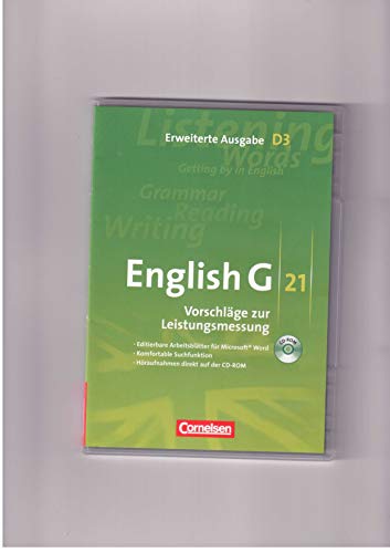 English G 21. Erweiterte Ausgabe D3. Workbook mit Lösungen, mit CD-ROM und CD-Lehrerfassung. Band 3, 7. Schuljahr