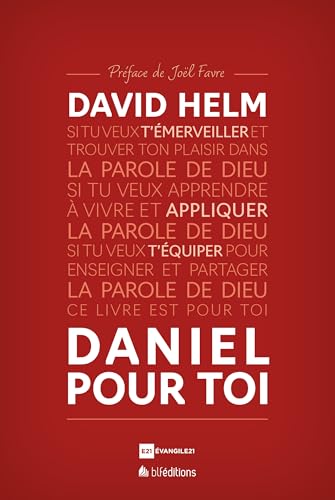 Daniel pour toi (La Parole de Dieu pour toi) von BLF Éditions
