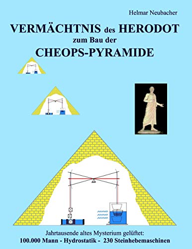 VERMÄCHTNIS des HERODOT zum Bau der CHEOPS-PYRAMIDE: Jahrtausende altes Mysterium gelüftet: 100.000 Mann - Hydrostatik - 230 Steinhebemaschinen