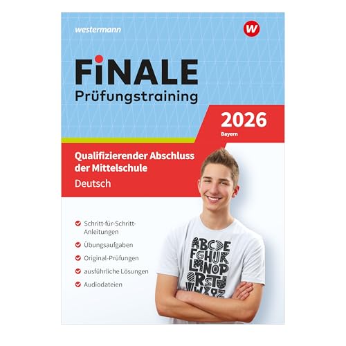 FiNALE Prüfungstraining Qualifizierender Abschluss Mittelschule Bayern: Deutsch 2026 Arbeitsbuch mit Lösungsheft von Westermann Lernwelten GmbH