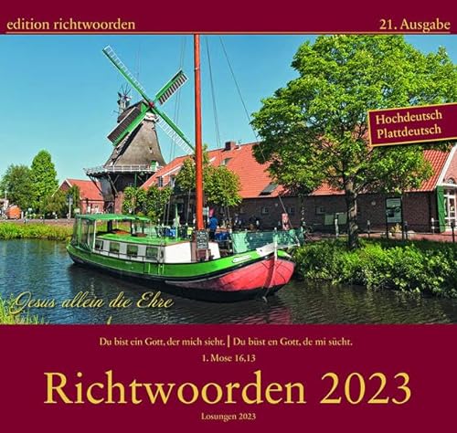 Richtwoorden Kalender 2023 von Ostfriesland Verlag