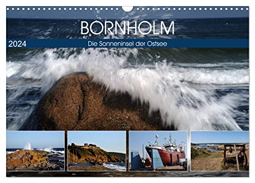 Bornholm - Sonneninsel der Ostsee (Wandkalender 2024 DIN A3 quer), CALVENDO Monatskalender