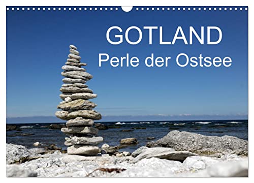 Gotland - Perle der Ostsee (Wandkalender 2024 DIN A3 quer), CALVENDO Monatskalender