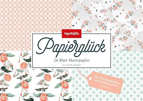 Papierglück - Design Pastell: Motivpapier (monbijou) von Lingen Verlag
