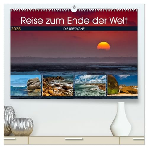 Die Bretagne - Eine Reise zum Ende der Welt (hochwertiger Premium Wandkalender 2025 DIN A2 quer), Kunstdruck in Hochglanz von CALVENDO