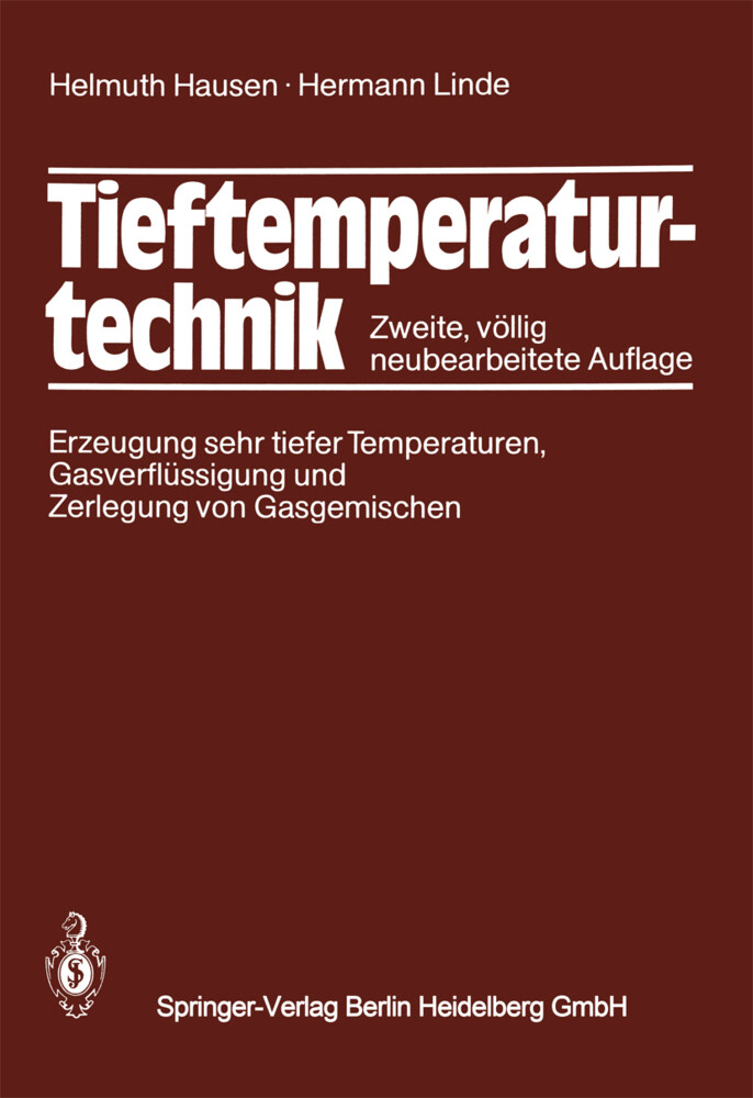 Tieftemperaturtechnik von Springer Berlin Heidelberg