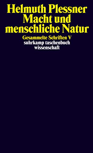 Gesammelte Schriften in zehn Bänden: V: Macht und menschliche Natur (suhrkamp taschenbuch wissenschaft) von Suhrkamp Verlag AG