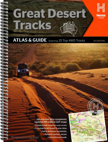 AA Great Desert Tracks: Straßenatlas und Führer