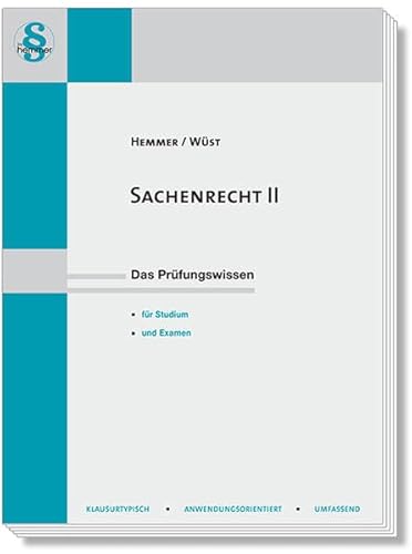 14020 - Sachenrecht II: Das Prüfungswissen für Studium und Examen (Skripten - Zivilrecht) von hemmer/wüst Verlagsgesellschaft mbH