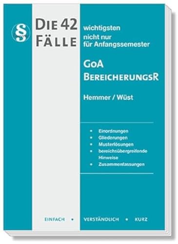 21500 - Die 42 wichtigsten Fälle für Anfangssemester / BereicherungsR/GoA: nicht nur für Anfangssemester (Skripten - Zivilrecht) 21500 - Die 42 wichtigsten Fälle für Anfangssemester / BereicherungsR/GoA: nicht nur für Anfangssemester (Skripten - Zivilrecht)
