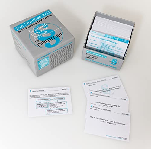 35220 - Shorties Box 2/II - Gesetzliches Schuldrecht: in 20 Stunden zum Erfolg (Karteikarten - Zivilrecht) von Hemmer-Wuest